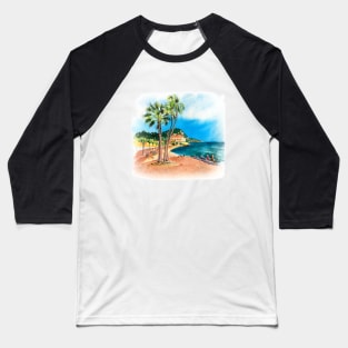 Promenade des Anglais in Nice, France Baseball T-Shirt